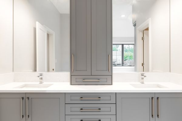 Bathroom Cabinet Refacing in Marble Falls