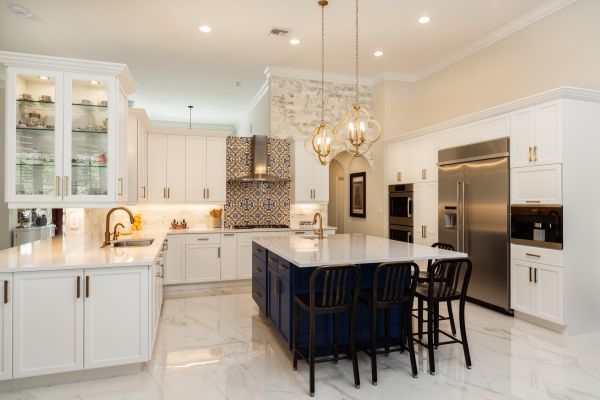 Kitchen Island Construction in Marble Falls
