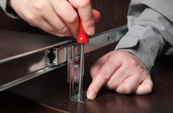 Drawer Track Installation in Marble Falls