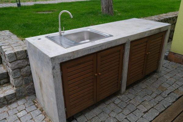Exterior Cabinet Installation in Marble Falls